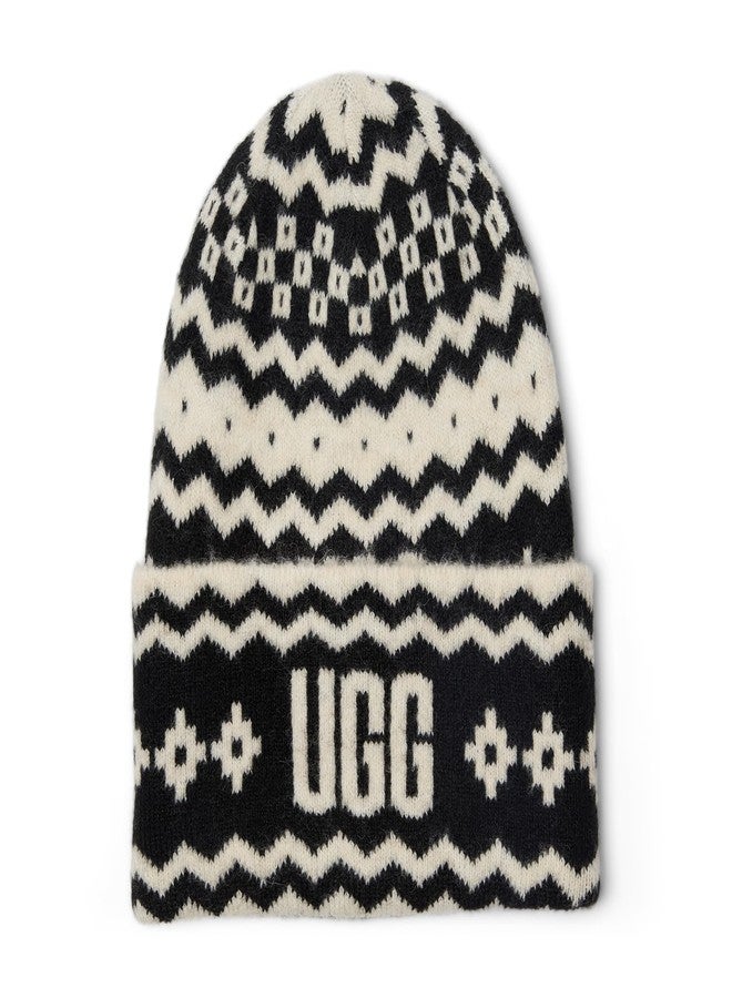 UGG Women's Uggisle Beanie, Black Multi, One-Size