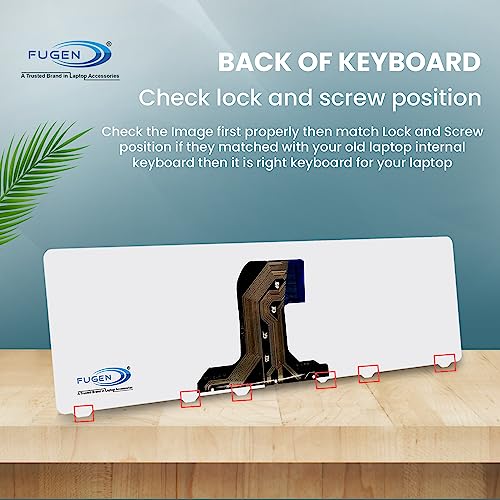 FUGEN Laptop Keyboard foy Hp Notebook 15 AC 15AC 15-AC 15-AF 15Q-AJ 250 G4 G5 255 G4 G5 256 G4 G5 15-AY 15-BA 813974-001 Without Frame Keyboard - Image 3