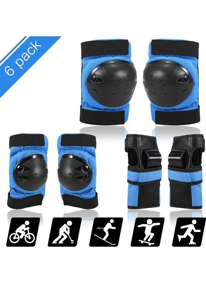 NIBEMINENT 6-Piece Knee Elbow Pads with Wrist Guards  - Image 1