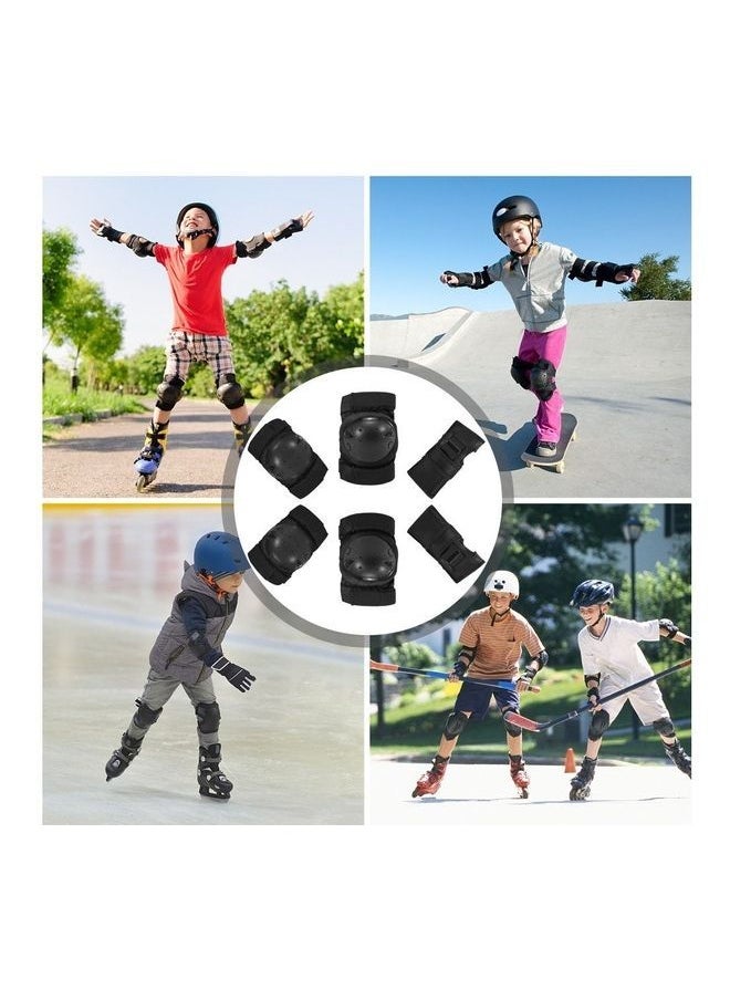 NIBEMINENT 6-Piece Knee Elbow Pads with Wrist Guards  - Image 3