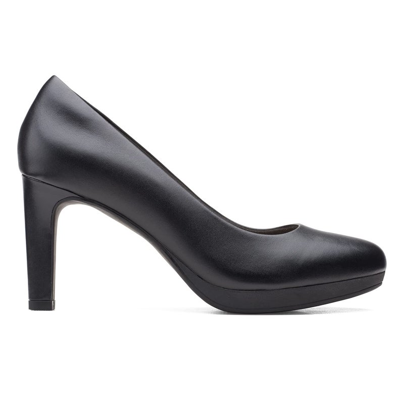 Clarks womens Ambyr Joy Pump, Black Leather, 7 US - Image 2