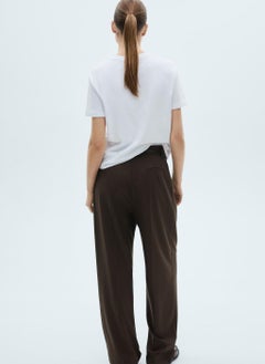 MANGO V-Neck Cotton T-Shirt  - Image 2