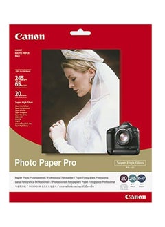 Pack Of 4 Canon Photo Paper Pro PR-101 - Super High Gloss 13 x 18 cm - pzsku/Z92332008670684826DE9Z/45/_/1726318475/527563d2-d1d8-49c0-a723-4fc0c7fa7e98