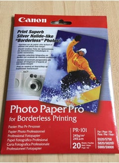 Pack Of 4 Canon Photo Paper Pro PR-101 - Super High Gloss 13 x 18 cm - pzsku/Z92332008670684826DE9Z/45/_/1726318476/e142adef-00fd-4c11-9245-1971c33cd45f