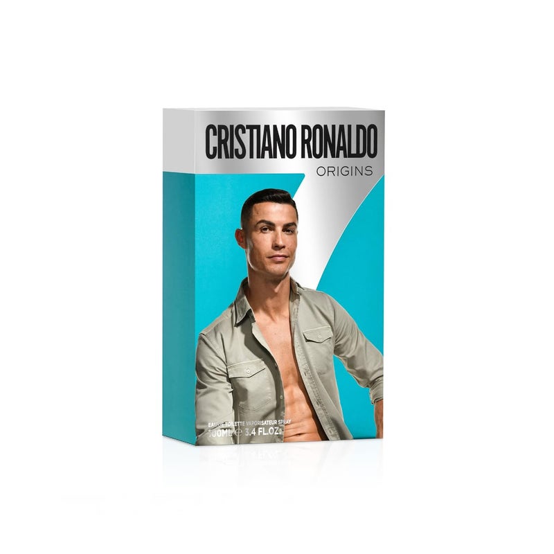 Cristiano Ronaldo CR7 Origins Cristiano Ronaldo - Eau De Toilette Cologne Scent for Men - With Pineapple Sorbet, Mandarin, and Patchouli - From Cristiano Ronaldo's Original Men's Fragrance Collection - 3.4 oz - Image 3