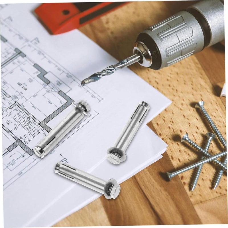 Stainless Steel Expansion Bolts 10pcs Heavy Duty Fasteners Temperature Resistant - Image 4