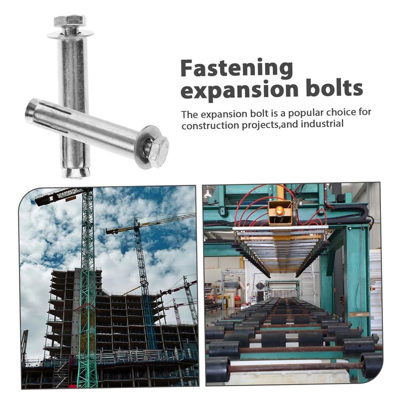 Stainless Steel Expansion Bolts 10pcs Heavy Duty Fasteners Temperature Resistant - Image 5