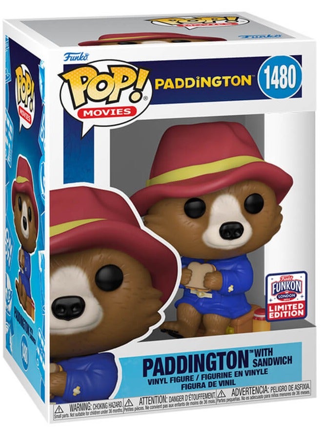 Funko Funko Pop! Movies: Paddington with Sandwich (Funkon London 2024 Convention Exclusive) Shared Sticker LCC 24 #1480 - Image 2