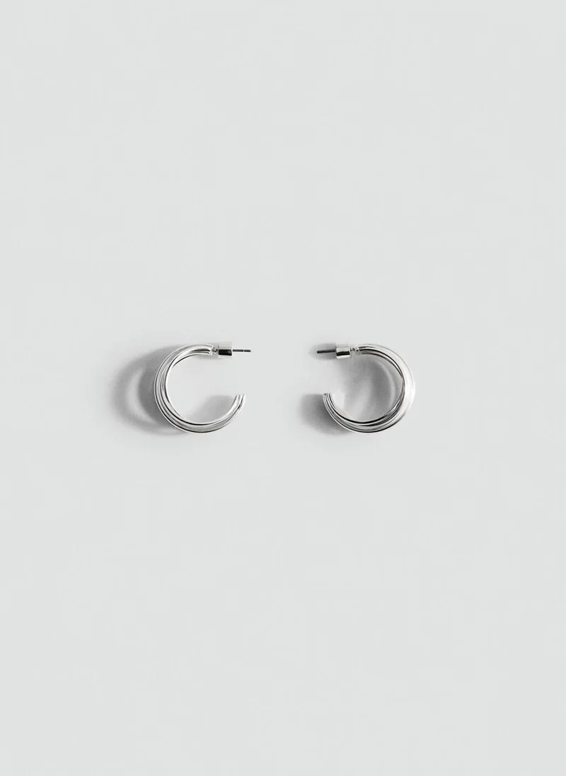 MANGO Jane Hoop Earrings