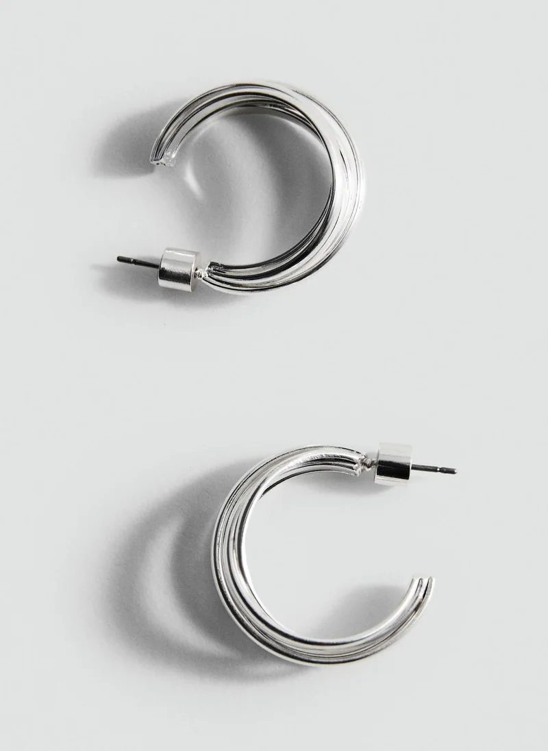 MANGO Jane Hoop Earrings