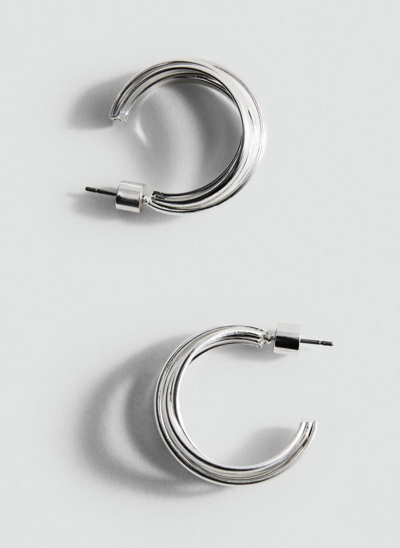 MANGO Jane Hoop Earrings  - Image 1