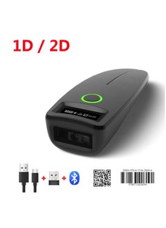 Generic Mini Barcode Scanner USB Wired/Bluetooth/ 2.4G Wireless 1D 2D ...