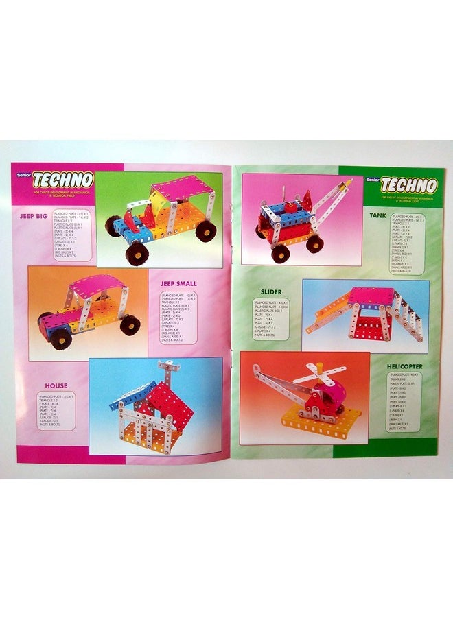 Nabhya - nabhya senior techno - engineering toy kit - educational toy - building blocks and models construction set (age 5 to 12)-Multi color - Image 1