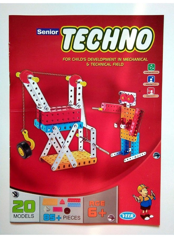 Nabhya - nabhya senior techno - engineering toy kit - educational toy - building blocks and models construction set (age 5 to 12)-Multi color - Image 1