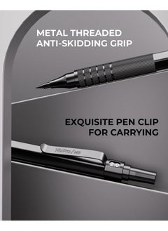 Nicpro 30Pcs Black Metal Mechanical Pencil Set In Leather Case Art Drafting Pencil 0.5 0.7 0.9 Mm 2Mm Lead Pencil Holders For Sketching Drawing With 16 Tube (6B 4B 2B Hb 2H 4H Colors)Lead Refills  - Image 5