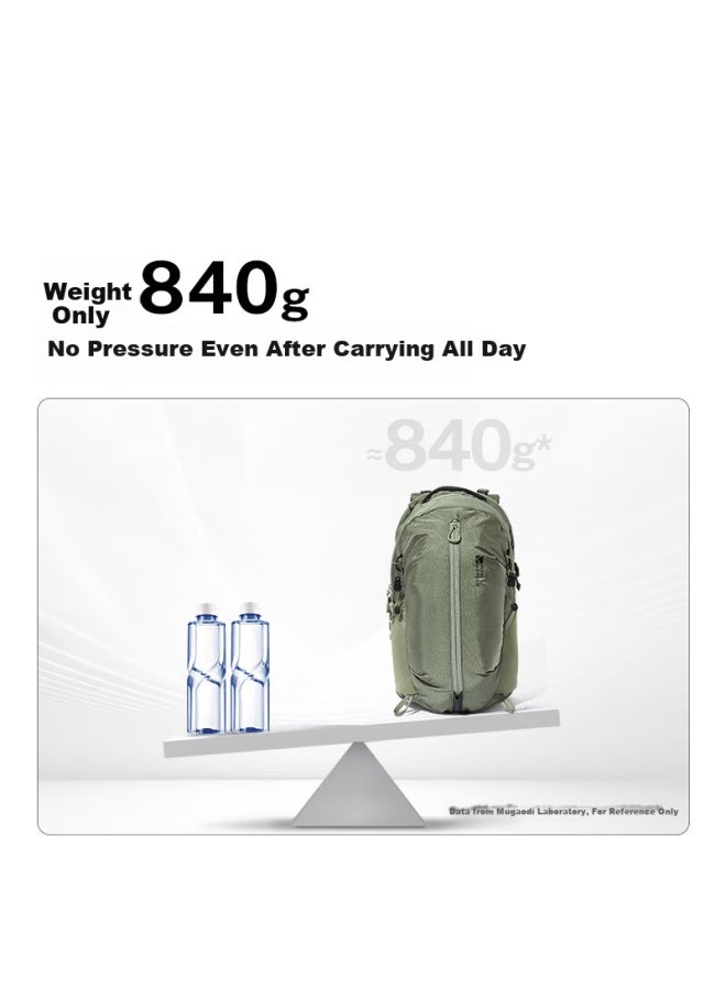 Mobigarden Xuanchuan 2d Hiking Backpack Outdoor Mountaineering Travel 30l Double Shoulder Bag Nx25664007 Soft Mist Pink - Image 2