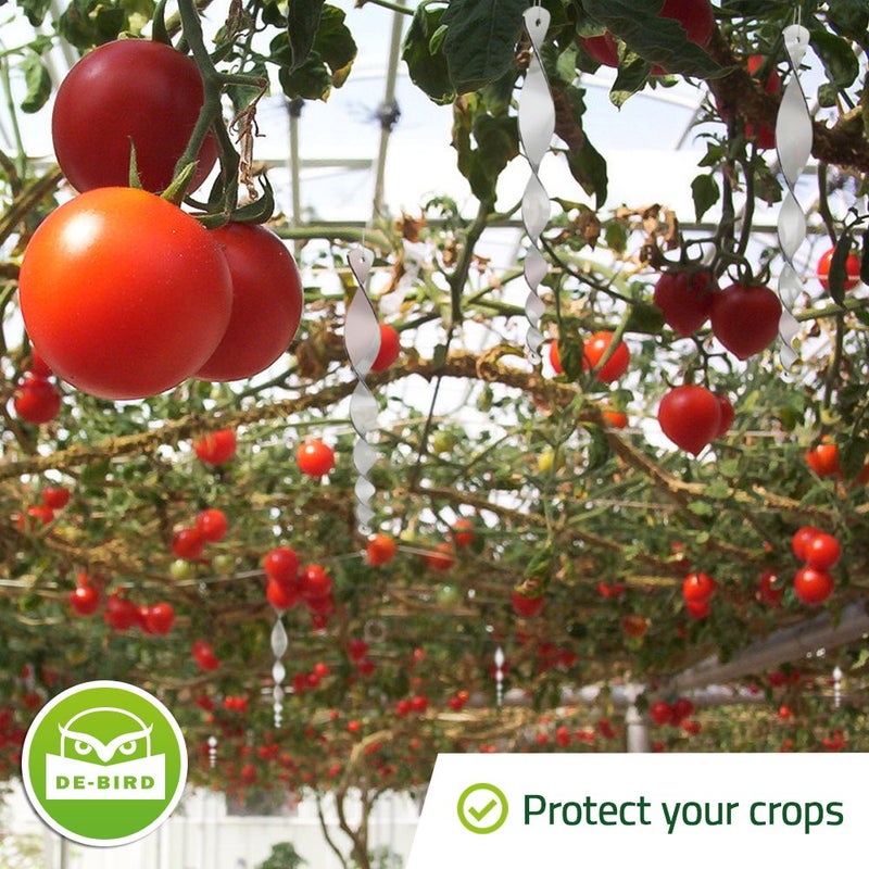 De-Bird Bird Scare Rods, Deterrents for Outside to Birds Away, Easy-Install Deterrent, Woodpecker Deterrent House and Yard, 12-Pack - Image 4