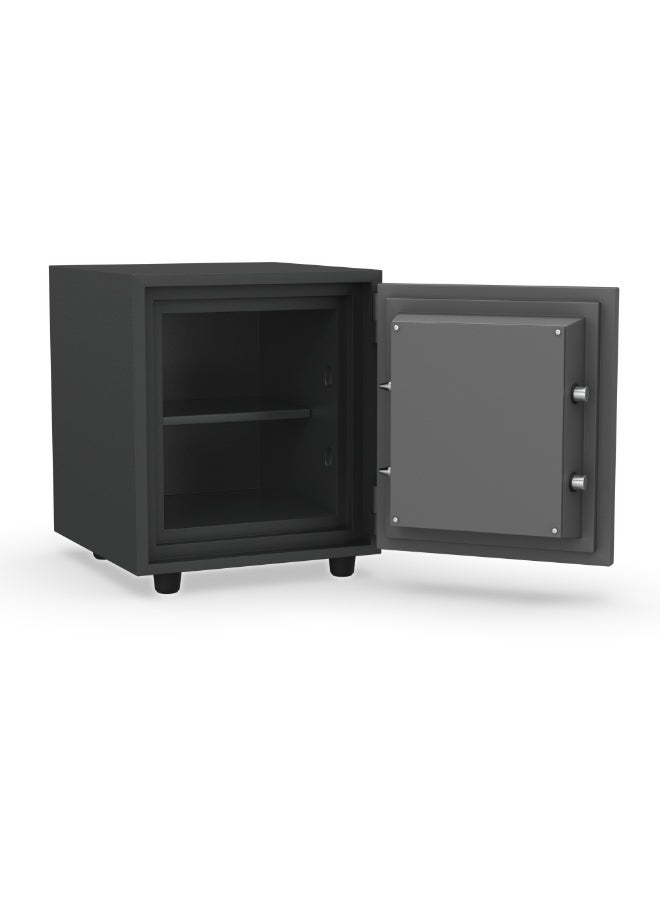 RIGID Fire Resistant Steel Safe with Dual Key Lock, 70Kg  - Image 4