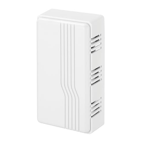 Heath Zenith Wired Mechanical Doorbell Chime, White, Plastic, Wired, 2 Tunes, Vertical, Horizontal, 80 dB, Button Not Included - Image 1