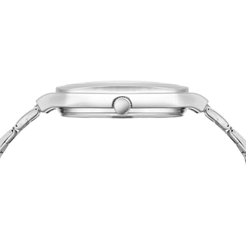 LOUIS DEVIN Stainless Steel Chain Analog Wrist Watch for Men (Silver-Black Dial) | LD-G073-CBLK-CH - Image 4