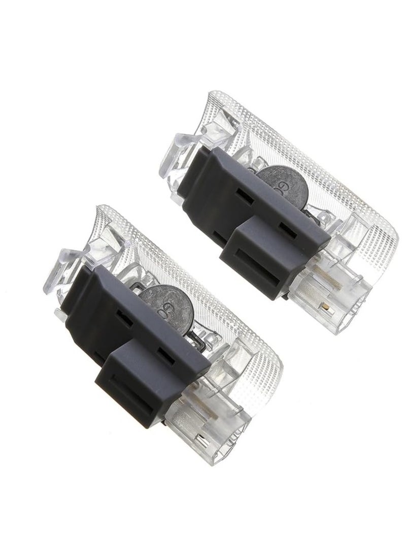 فيريكس مصباح شعار باب VIEREX لسيارة Toyota Land Cruiser 2007 - 2024 LC100 LC200 بشعار فائق السطوع بدون بهتان مصباح ظل شبح لاند كروزر عدسة زجاجية نانوية مجموعة من قطعتين ملحقات لاند كروزر قابلة للتوصيل والتشغيل  - Image 3