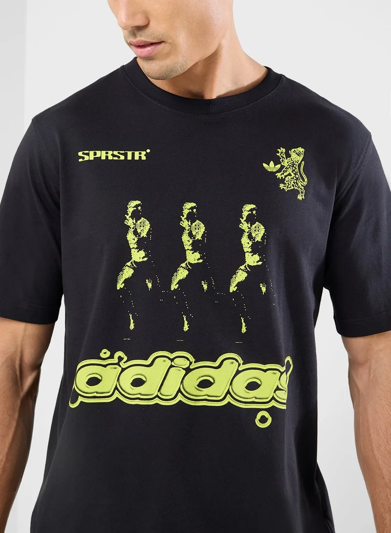 اديداس اوريجينالز تيشيرت تريفويل سيريز عادي