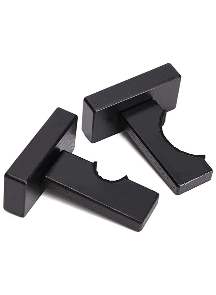 Zikra Baseball Bat Display Stand, 2PCS Baseball Bat Display Case, Sturdy Baseball Bat Stand, Baseball Bat Display Holder, Baseball Bat Horizontal Rack, Baseball Bat Bracket Holder (Solid Wood, Wood Grain) - Image 5