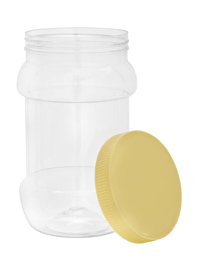 Royalford Round Air-Tight Pet Jar Plastic Container Keeps Your Food Fresh Leak Proof Jar 1500ml - Image 2