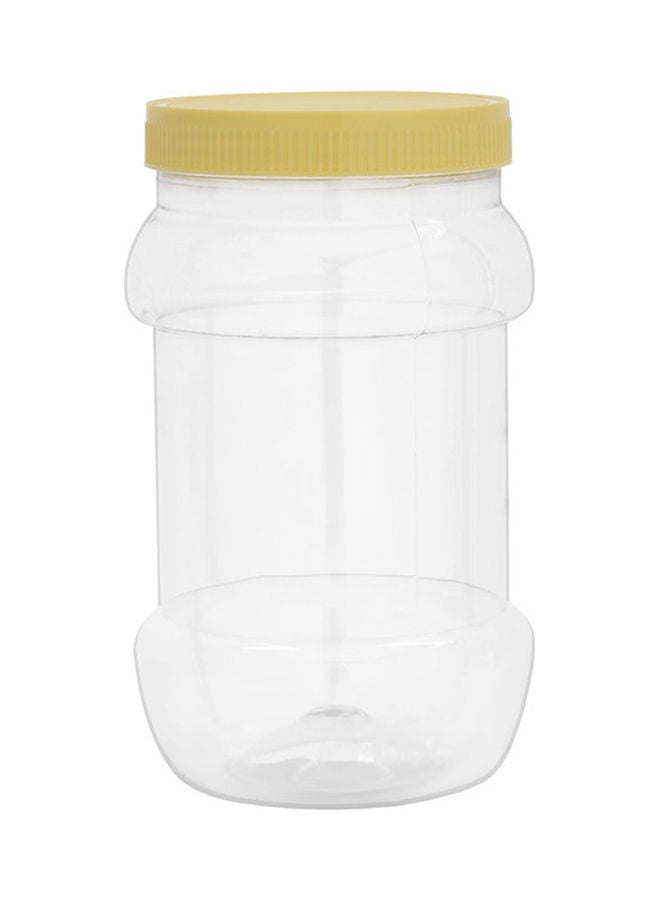Royalford Round Air-Tight Pet Jar Plastic Container Keeps Your Food Fresh Leak Proof Jar 1500ml - Image 1