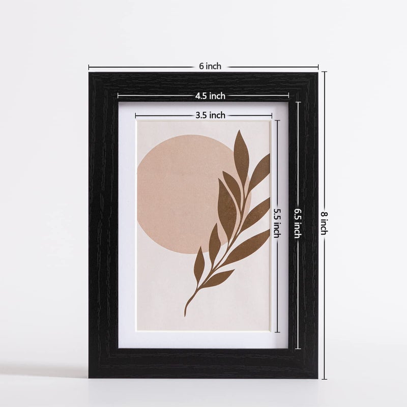 eletecpro 5x7 Picture Frames Set of 10  Display 4x6 or 3.5x5 Photo Frame with Mat or 5x7 without Mat  Wall Gallery Photo Frames  Table Top Display or Wall Mounting (Black  5x7) - Image 4