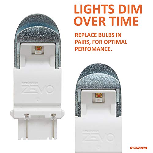 Sylvania سيلفانيا - 4157 زيفو لمبة LED برتقالية - لمبة LED ساطعة، مثالية لأضواء الحديقة والدوران (تحتوي على 2 لمبة) - Image 2