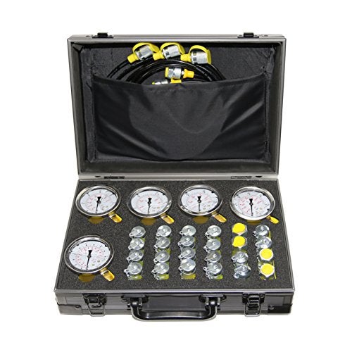 XZT 60P Hydraulic Pressure Test,Pressure gauges Set, Mini Hydraulic Hose Set, Test Coupling Set,Repair Tools for USA Brand Excavator Construction Machinery - Image 3