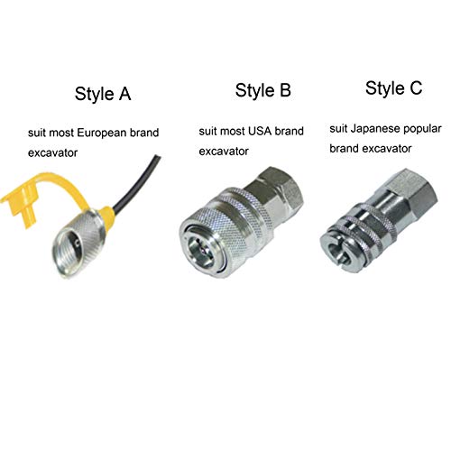 XZT 60P Hydraulic Pressure Test,Pressure gauges Set, Mini Hydraulic Hose Set, Test Coupling Set,Repair Tools for USA Brand Excavator Construction Machinery - Image 2