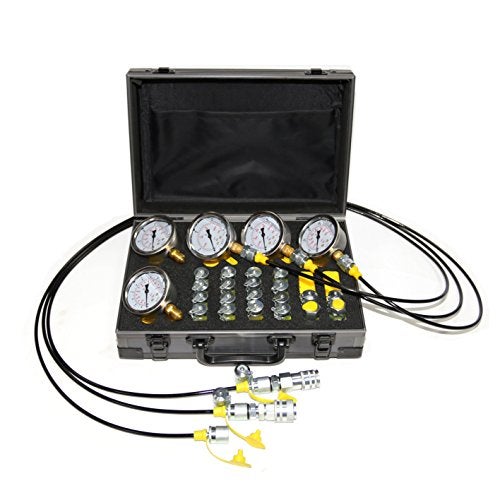 XZT 60P Hydraulic Pressure Test,Pressure gauges Set, Mini Hydraulic Hose Set, Test Coupling Set,Repair Tools for USA Brand Excavator Construction Machinery - Image 4