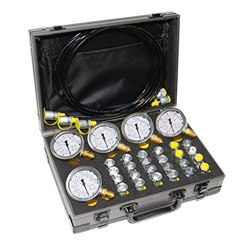 XZT 60P Hydraulic Pressure Test,Pressure gauges Set, Mini Hydraulic Hose Set, Test Coupling Set,Repair Tools for USA Brand Excavator Construction Machinery - Image 1