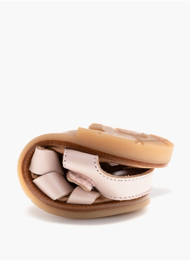 Pablosky - Girls' Embellished Cutout Detail Sandals with Hook and Loop Closure - Image 1