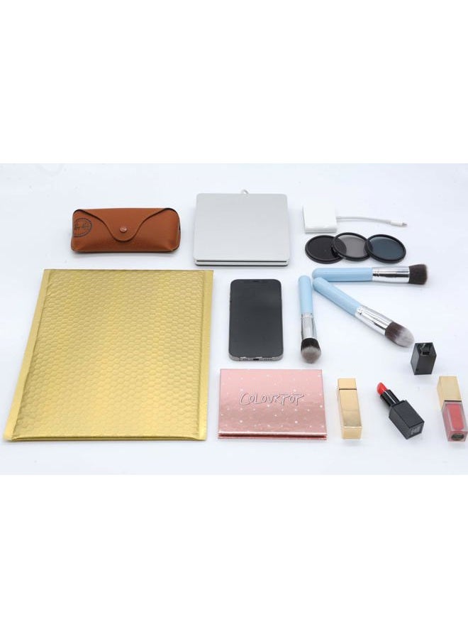 ProLine Packaging Matte Metallic Gold Bubble Padded Mailers Extra Wide #0 6x10 Inch Self Seal Padded Envelopes (25) - Image 2