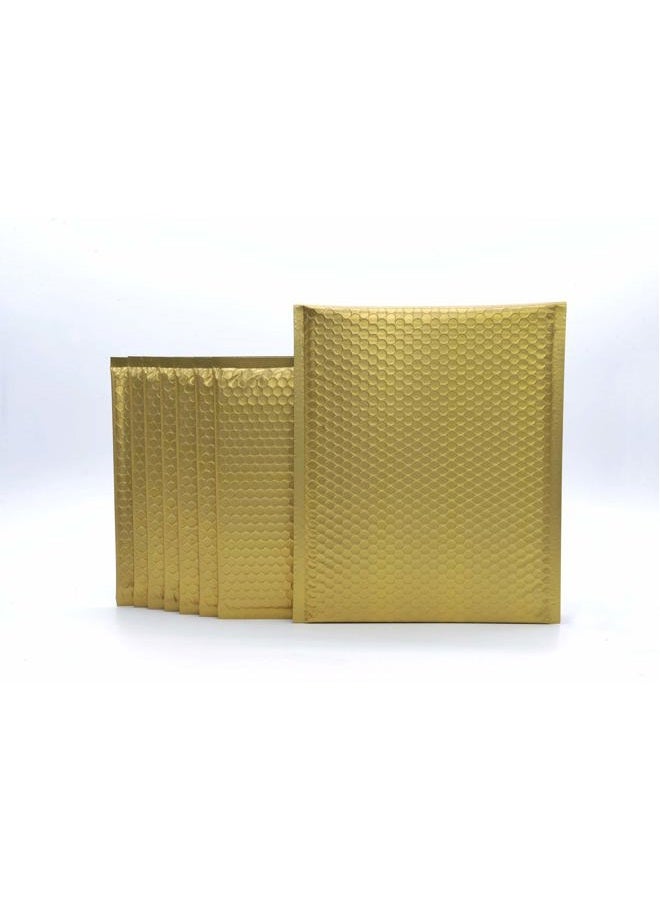 ProLine Packaging Matte Metallic Gold Bubble Padded Mailers Extra Wide #0 6x10 Inch Self Seal Padded Envelopes (25) - Image 1