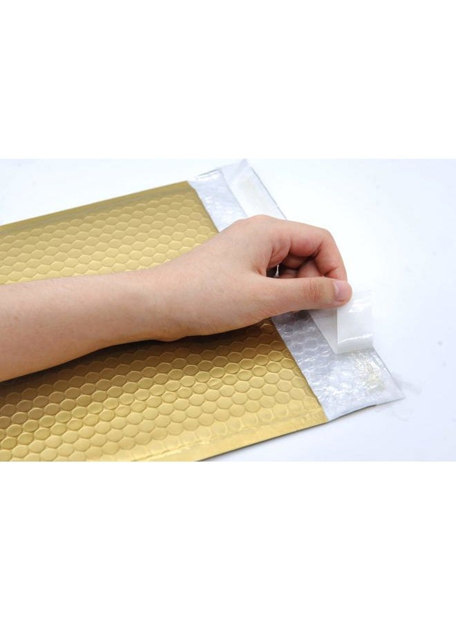 ProLine Packaging Matte Metallic Gold Bubble Padded Mailers Extra Wide #0 6x10 Inch Self Seal Padded Envelopes (25) - Image 3