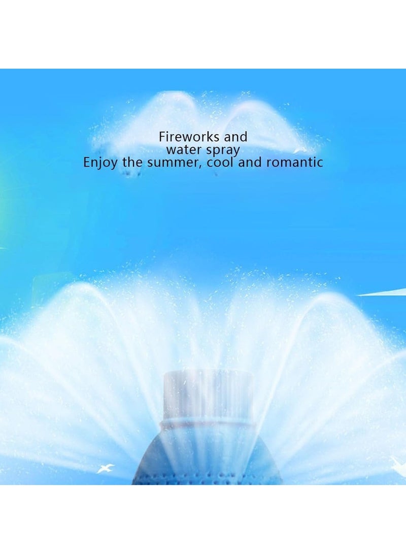 Water Fireworks Toys Outdoor Water Spray Sprinkler Fireworks Toy Water Gun Squirt Water Toy Gun Rotating Fireworks Water Gun For Kids Summer Swimming Pool & Beach Water Gun Shooter Toys (Purple) - Image 4