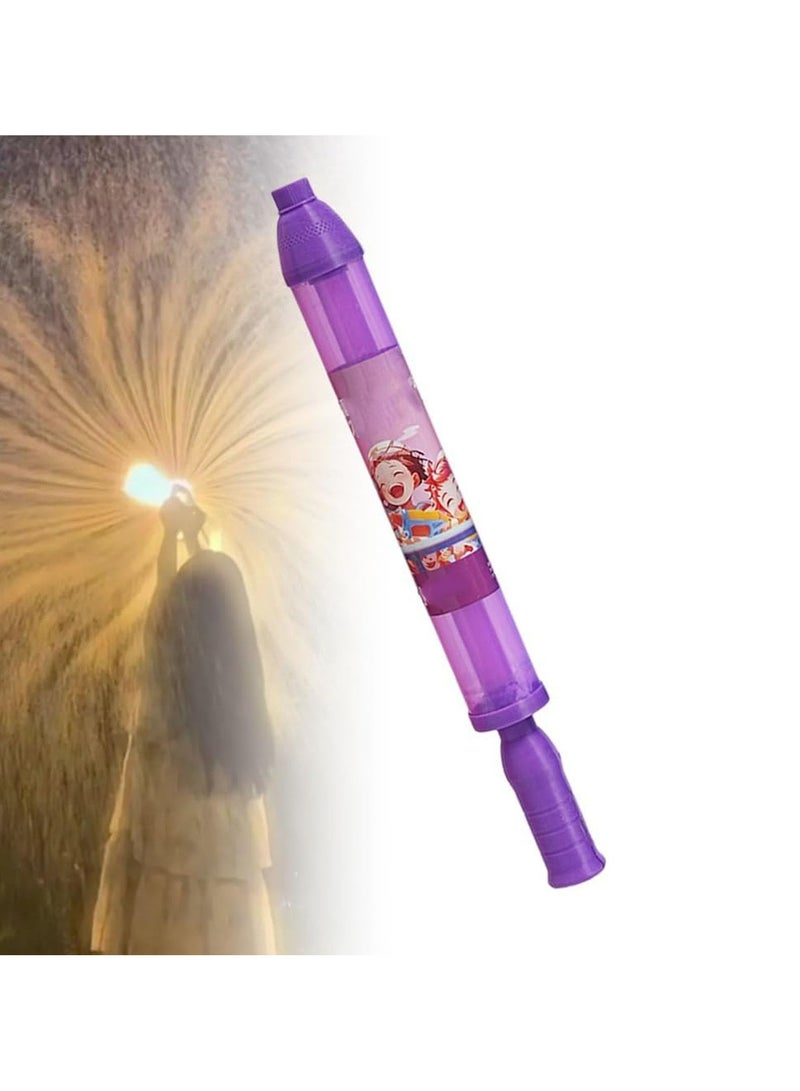 Water Fireworks Toys Outdoor Water Spray Sprinkler Fireworks Toy Water Gun Squirt Water Toy Gun Rotating Fireworks Water Gun For Kids Summer Swimming Pool & Beach Water Gun Shooter Toys (Purple) - Image 1