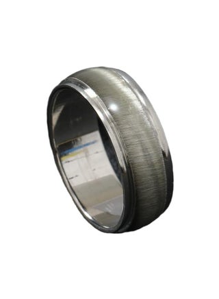 Luxury Men's Stainless Steel Ring – Rust & Scratch Resistant & Durable – Modern & Stylish Design – Available in Silver - pzsku/Z92345D1962B7B3C1F82CZ/45/_/1739196520/1b5d86c0-37a0-444a-b0d2-39c5e5b145f4