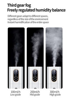 ET-LIFE Humidifier for Bedroom Large Room, 9L Ultrasonic Humidifier Warm and Cool Mist Top Fill Last Up to 30H Large Humidifier with Remote, for Baby, Home, Office and Plant  - Image 4