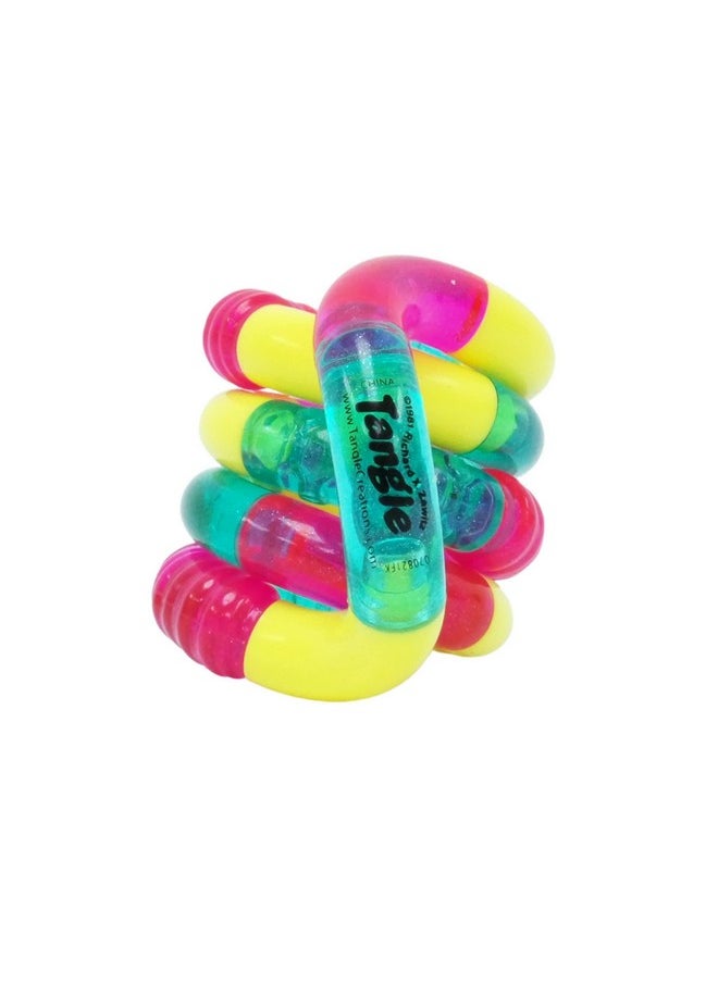 TANGLE - Tangle® Jr. Textured 4Pack Genuine Tangle Toys Fidget Pack Textured Fidget Toy Fidgets Pack For Kids And Adults Fidget Toy For School Gift For Teens And Adults - Image 1