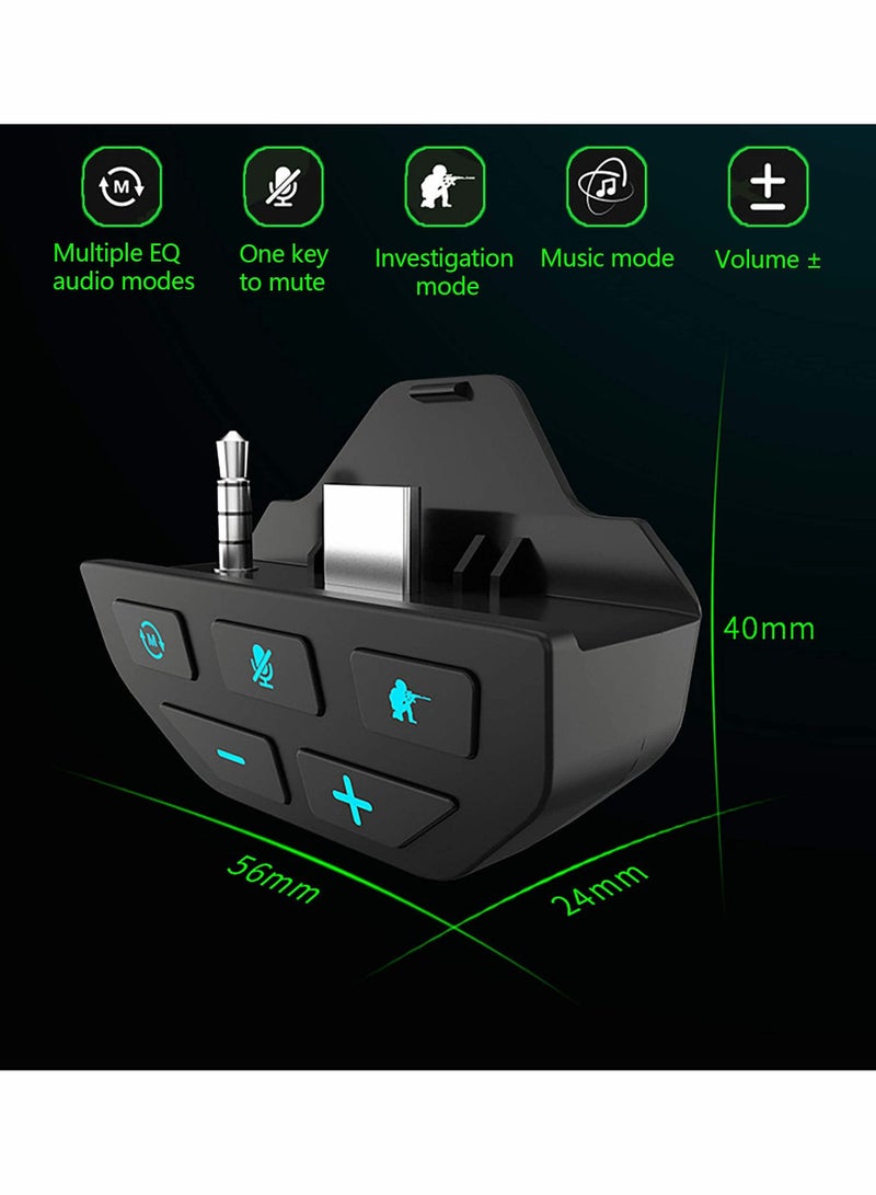 Stereo Headset Adapter for Xbox One X and S Controller with Enhanced Sound Quality and 3.5 mm Audio Jack - Image 2