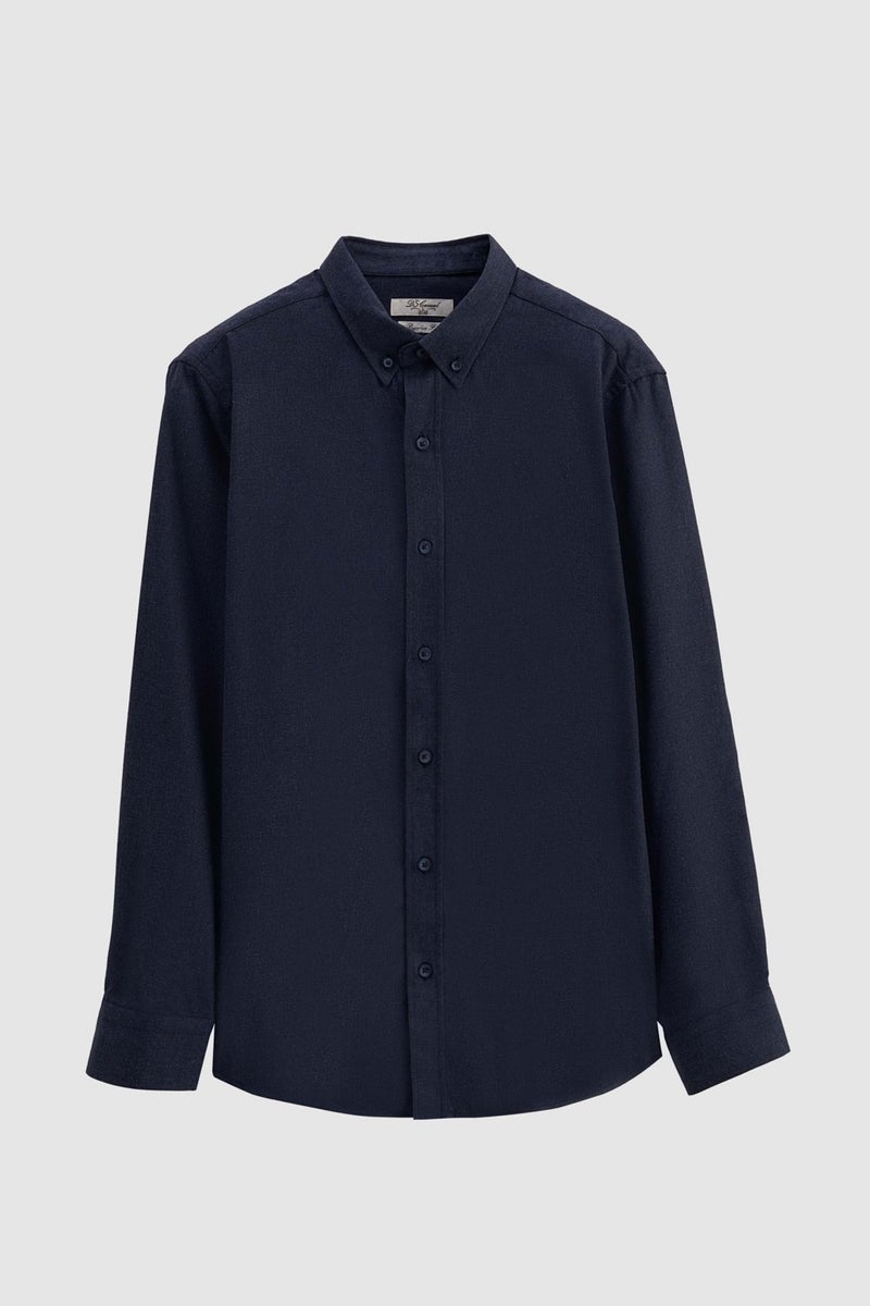 D'S DAMAT D'S Groom Ds Groom Comfort Green Plain Shirt