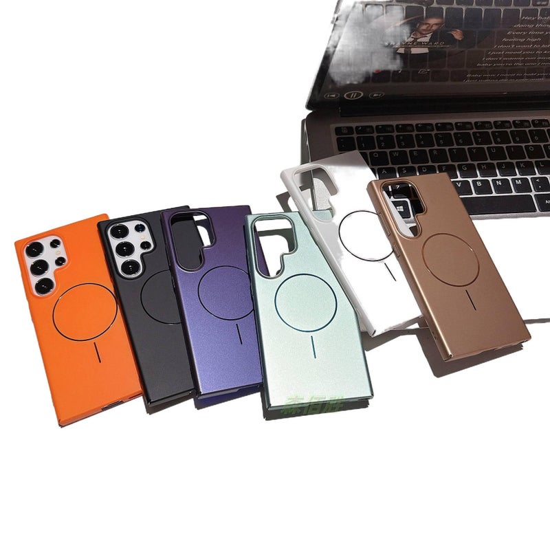 غطاء MagSafe | أسود | مقاوم للصدمات لـ Samsung Galaxy S24 Plus | حماية من السقوط | مقاوم للبصمات - Image 2