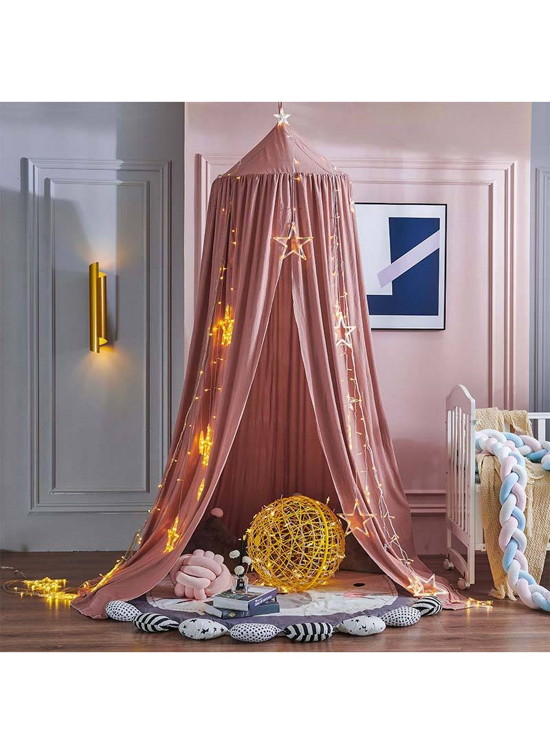Generic - Baby Dome Bed Canopy Lightweight BreathableNordic Bean Red Bed Mantle Nordic Bean Red Bed Mantle - Image 1