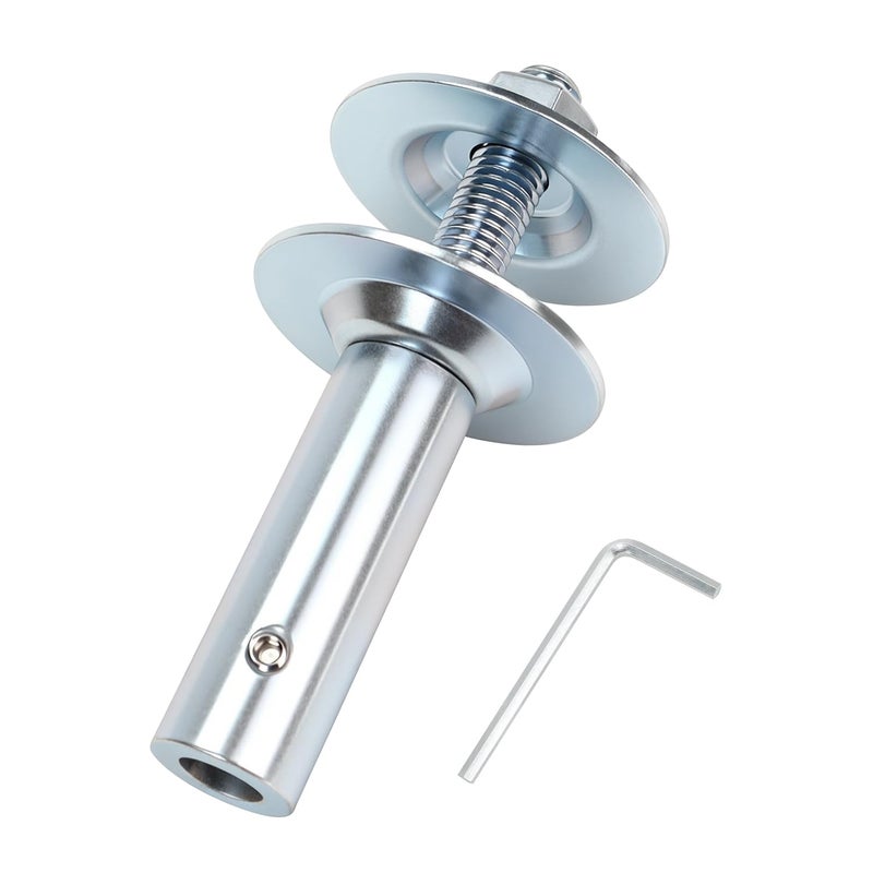 BLSGBUIDING 1/2" Fixed Bore Shaft Arbor Extension - Longer Version No Wobble for Buffing Grinding Wheels/For Bench Grinder - Right 1 Pack (Steel) - Image 1