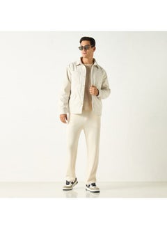 Iconic Iconic Solid Jacket with Long Sleeves and Pockets  - Image 2